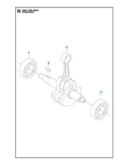 Husqvarna 533RS - Crankshaft