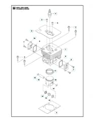 Husqvarna 533RS - Cylinder Piston