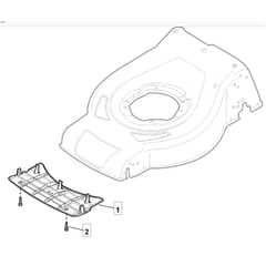 534 WSQ_B - 2017-2019 - 295545828/AMZ - Mountfield Rotary Mower Mask Diagram