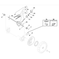 534 WSQE_B - 2017-2019 - 295546628/AMZ - Mountfield Rotary Mower Transmission Diagram