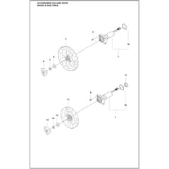 Husqvarna 535 AWD EPOS - 970745503 - Wheels And Tires