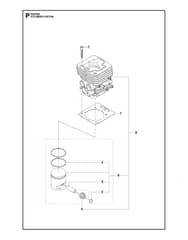 Husqvarna 535FBx - Cylinder Piston