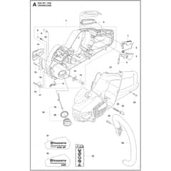Husqvarna 535i XP - 970716514 - Crankcase