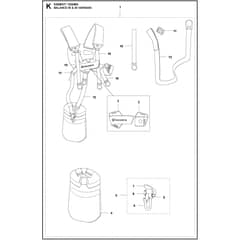Husqvarna 535iRX - 967850605 - Harness 02