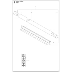 Husqvarna 535iRX - 967850605 - Shaft