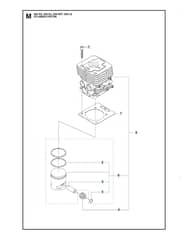 Husqvarna 535RJ - Cylinder Piston