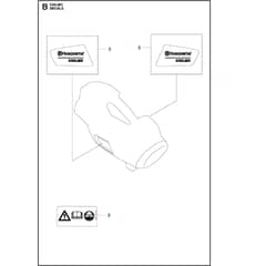 Husqvarna 536LiBX - Decals