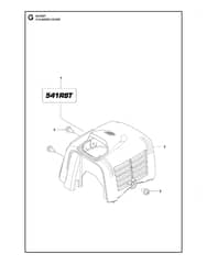 Husqvarna 541RST - Cylinder Cover
