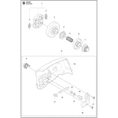 Husqvarna 542i XP - 970647015 - Clutch