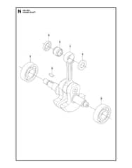 Husqvarna 543RBX - 2018-Current - Crankshaft