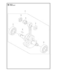 Husqvarna 543RB - Crankshaft