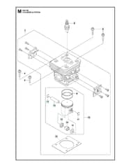 Husqvarna 543RB - Cylinder Piston