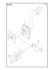 Husqvarna 543RB - Muffler