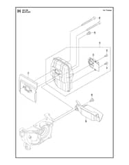 Husqvarna 543RB - Muffler 2