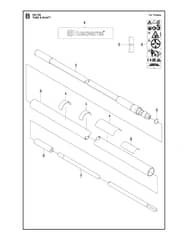 Husqvarna 543RB - Tube & Shaft 2