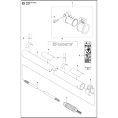 Husqvarna 543RS - 966779901 - Shaft 03