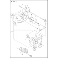 Husqvarna 543RS - 966779901 - Crankcase