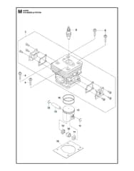 Husqvarna 543RS - Cylinder Piston