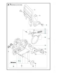 Husqvarna 545 - Chain Brake & Clutch Cover