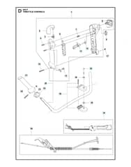 Husqvarna 545F - Throttle Controls