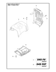 Husqvarna 545FXAutoTune - Cylinder Cover