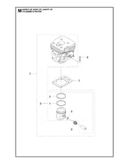 Husqvarna 545FXTAT - Cylinder Piston