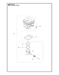 Husqvarna 545RXTAT - Cylinder Piston