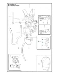 Husqvarna 545RXTAT - Harness