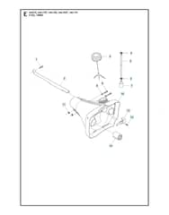 Husqvarna 545RXT - Fuel Tank