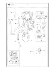 Husqvarna 545RXT - Harness 2