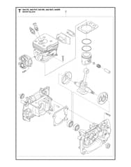 Husqvarna 545RXT - Short Block
