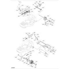 550 R - 2005 - 12-9704-80 - Mountfield Rotary Mower Wheels Diagram