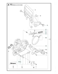 Husqvarna 550XP - Chain Brake & Clutch Cover