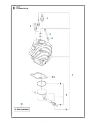 Husqvarna 550XP - Cylinder Piston
