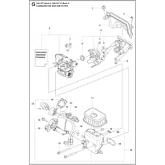 Husqvarna 550 XP G Mark II - 967690915 - Carburetor And Air Filter