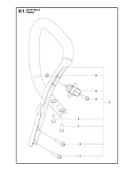Husqvarna 550XP Mark II - Handle