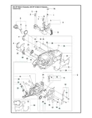 Husqvarna 550XP Mark II Trio-Brake - Crankcase