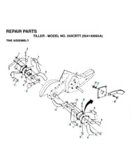 Husqvarna 550CRTT - 1998-2 - Tine Assembly