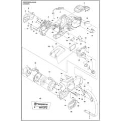 Husqvarna 550i XP G - 970746015 - Chassis