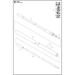 Husqvarna 553RBX - 966780202 - Tube And Shaft