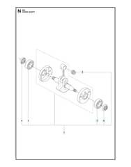 Husqvarna 555FRM - Crankshaft