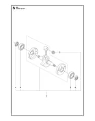 Husqvarna 555RXT - Crankshaft