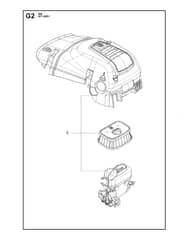 Husqvarna 556 - Carburetor & Air Filter 2