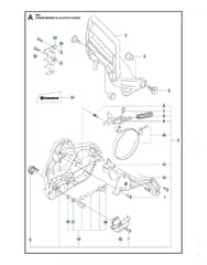 Husqvarna 556 - Chain Brake & Clutch Cover
