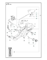Husqvarna 556 - Fuel Tank