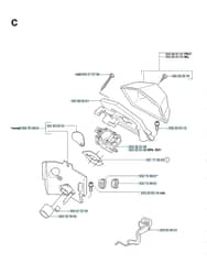 Husqvarna 55 - 2007-Current - Carburetor & Air Filter