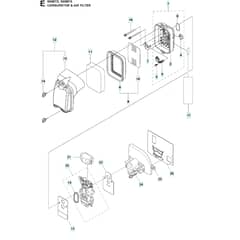 Husqvarna 560 BTS - 2011-10 - Carburetor / Air Filter