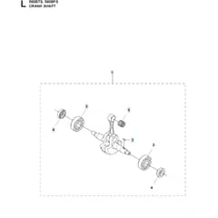 Husqvarna 560 BTS - 2011-10 - Crankshaft