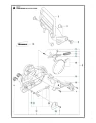 Husqvarna 560XPG - Chain Brake & Clutch Cover