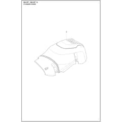Husqvarna 564 XP G - 970711620 - Cylinder Cover